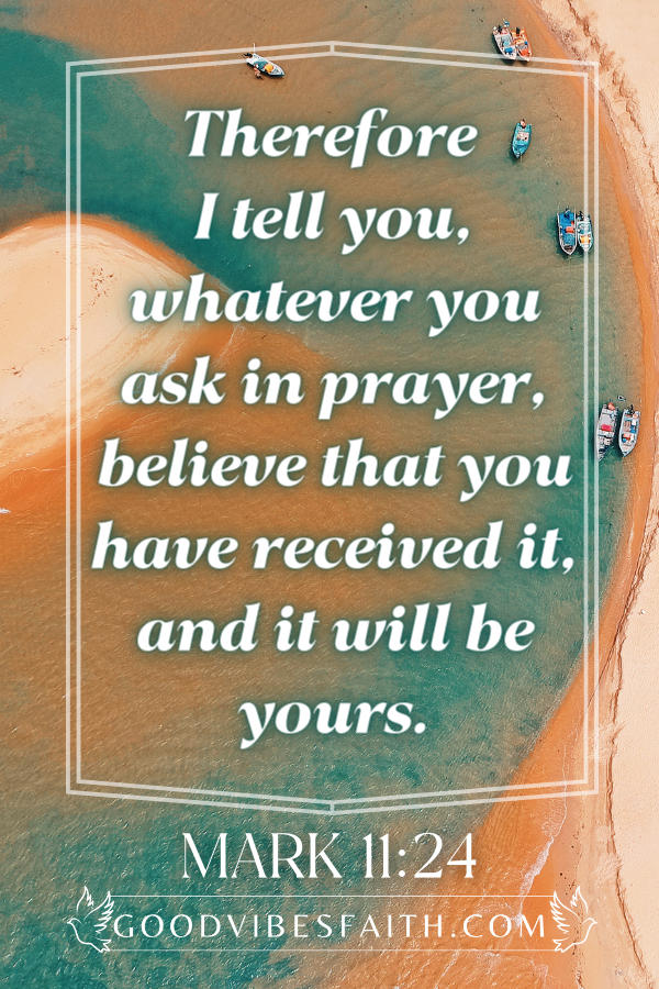 12 Prayer Tips for Beginners - Prayer - Bible Verse - Mark 11:24