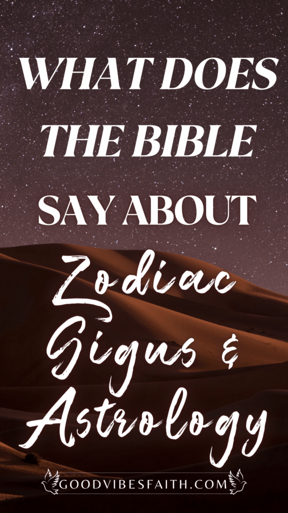 are zodiac igns in the bible