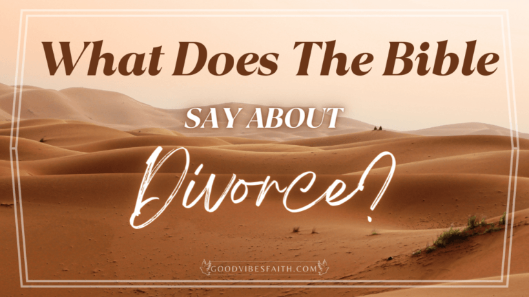 What Does The Bible Say On Divorce?