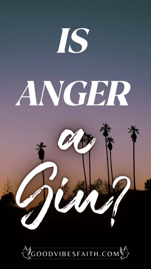 Is Anger Sinful