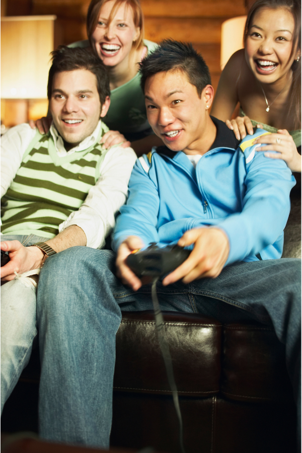 Kids Playing Video Games