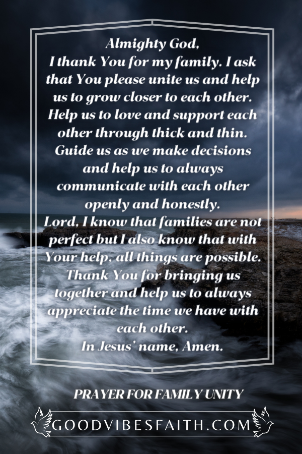 5 Powerful Prayers For Family Unity, Love, And Peace