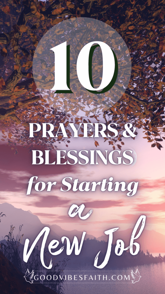 Prayer For Starting A New Job