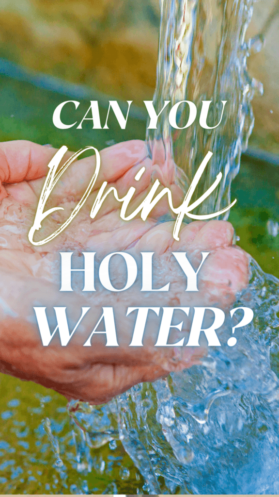 Is It Ok To Drink Holy Water